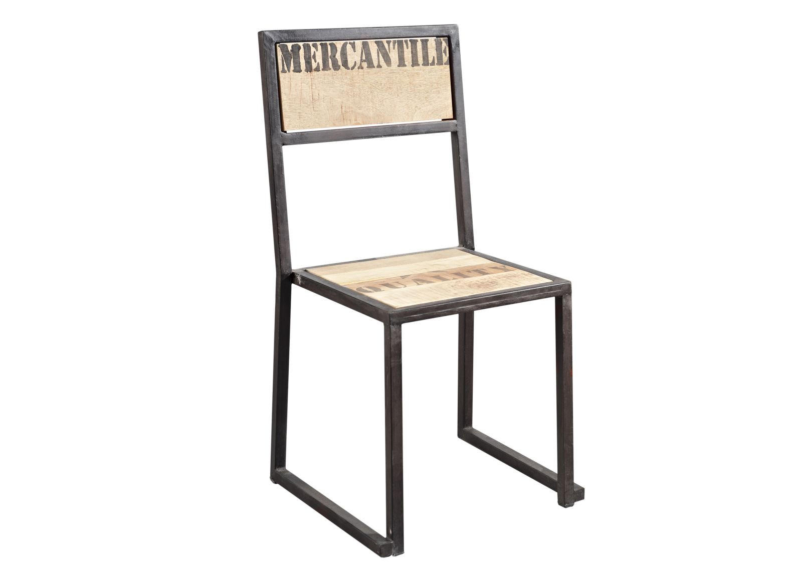 STUHL Massivholz 45 x 46 x 92 cm natur FACTORY #109 - Naturfarben, Holz (45/92/46cm) - Massivmoebel24