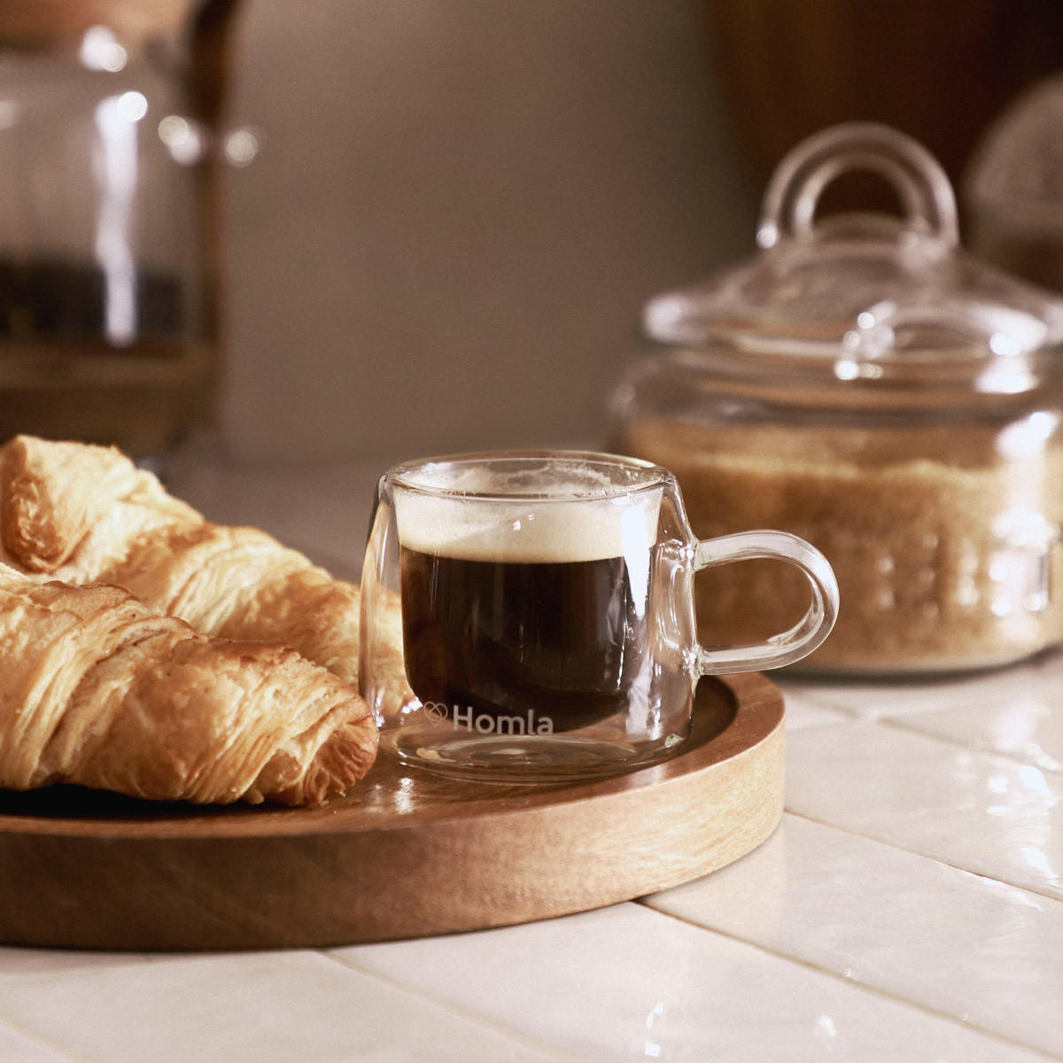 GLAS Cembra 0,08 l 2er-Set - Transparent, Glas (0.08L) - Homla