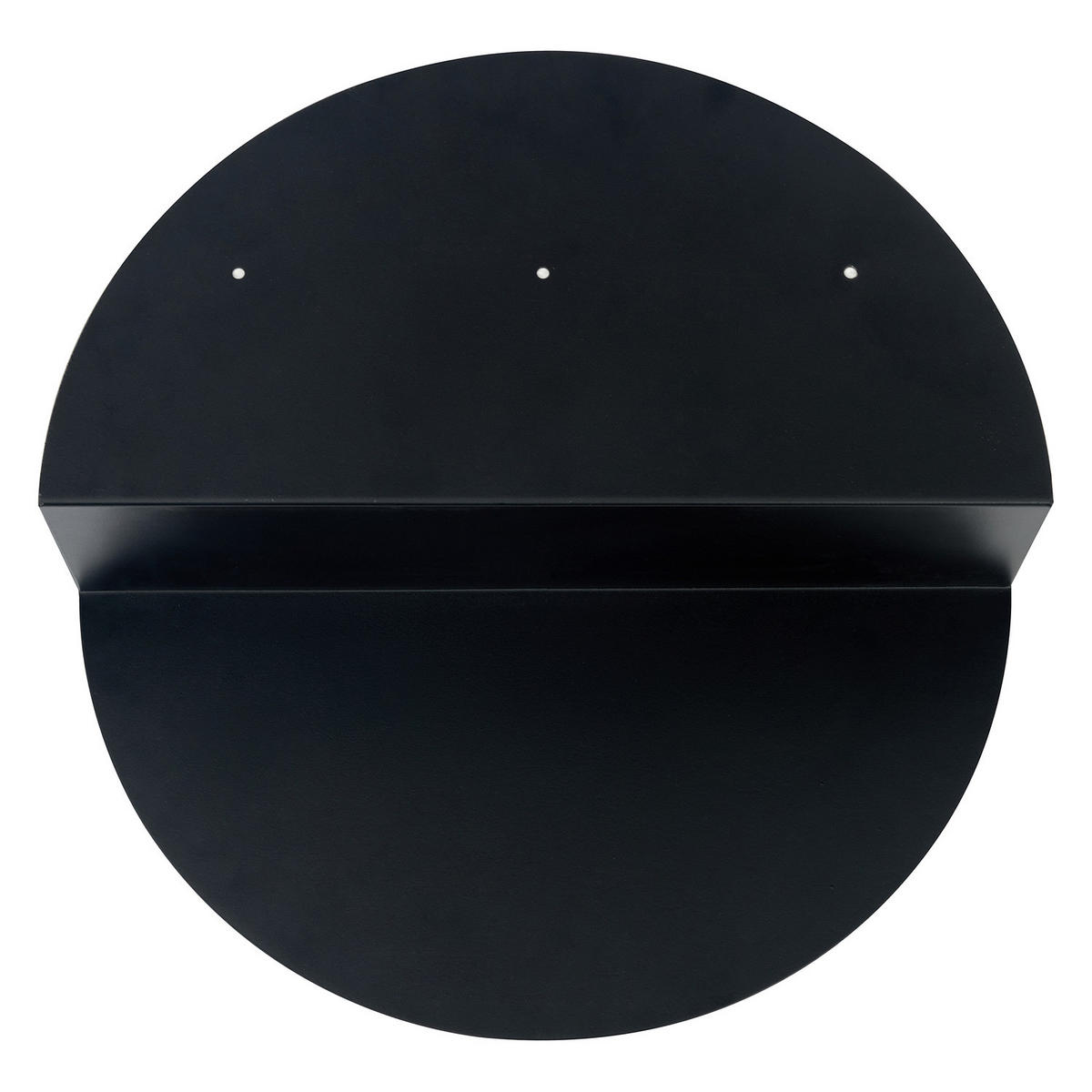 WANDBOARD - Eisen - Schwarz, Metall (40/40/20cm) - home24