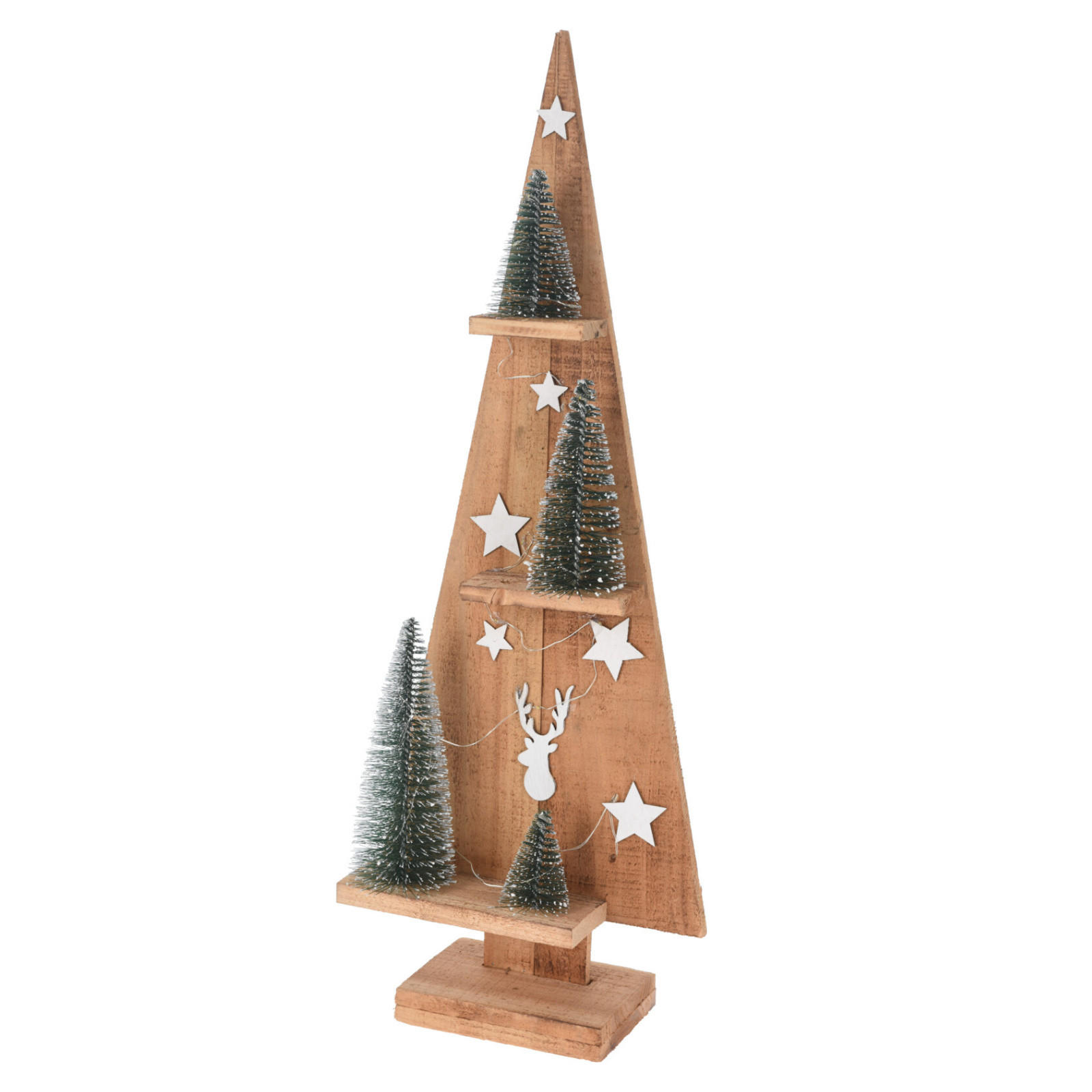 DEKOFIGUR LED 70 cm - Beige, Holz (11/70/25cm) - Home Styling Collection