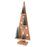 DEKOFIGUR LED 70 cm - Beige, Holz (11/70/25cm) - Home Styling Collection