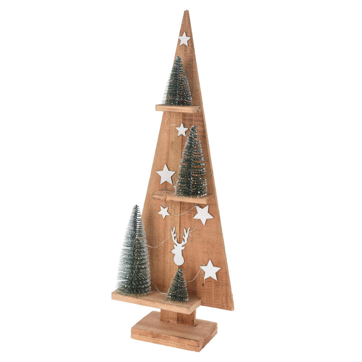 DEKOFIGUR LED 70 cm - Beige, Holz (11/70/25cm) - Home Styling Collection