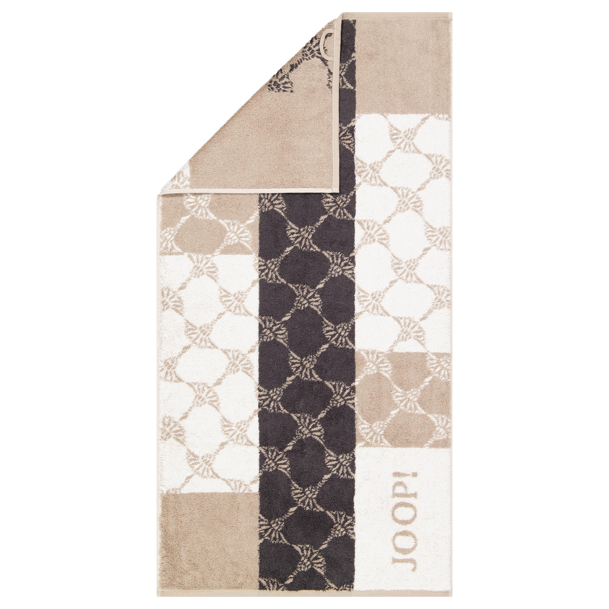 HANDTÜCHER SAUNA SQUARES 1719 NATUR - 37 - Beige, Textil (50/100cm) - Joop!