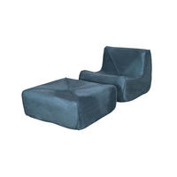 SESSEL NUA Blau 86x102x70 cm - Blau, Textil (86/70/102cm) - FURNLUX