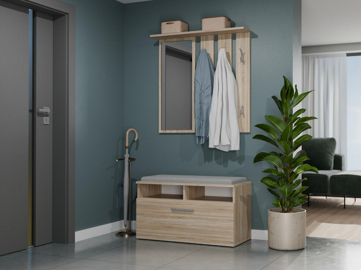 SKŘÍŇ NA BOTY Sonoma 85/45/35 - Sonoma dub, kompozitní dřevo (85/45/35cm) - RAUMHIRSCH FURNITURE