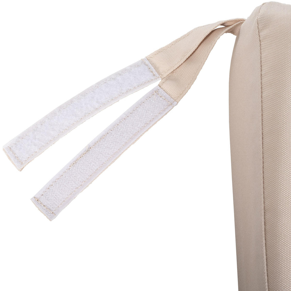SITZKISSEN eckig 186/48/8 cm Kunststoff Creme - Creme, Kunststoff/Textil (48/186/8cm) - CLP
