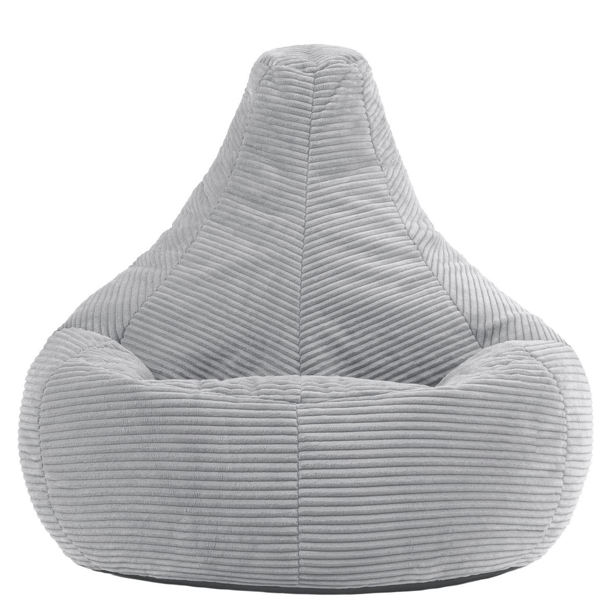 SITZSACK Dalton - Grau, Kunststoff/Textil (82/76/82cm) - icon