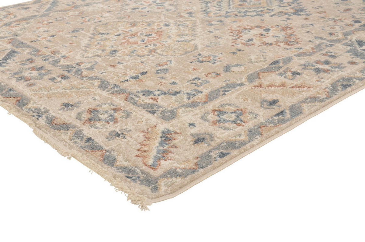 KURZFLOR-TEPPICH Savannah Grün/Dunkelblau 200x290 cm - Multicolor, Textil (200/290cm) - Vercai Rugs