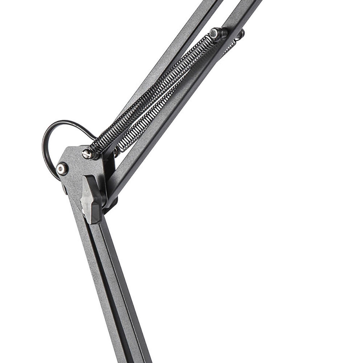 TISCHLEUCHTE Klemmleuchte Schwarz verstellbar - Schwarz, Metall (82/71/76cm)