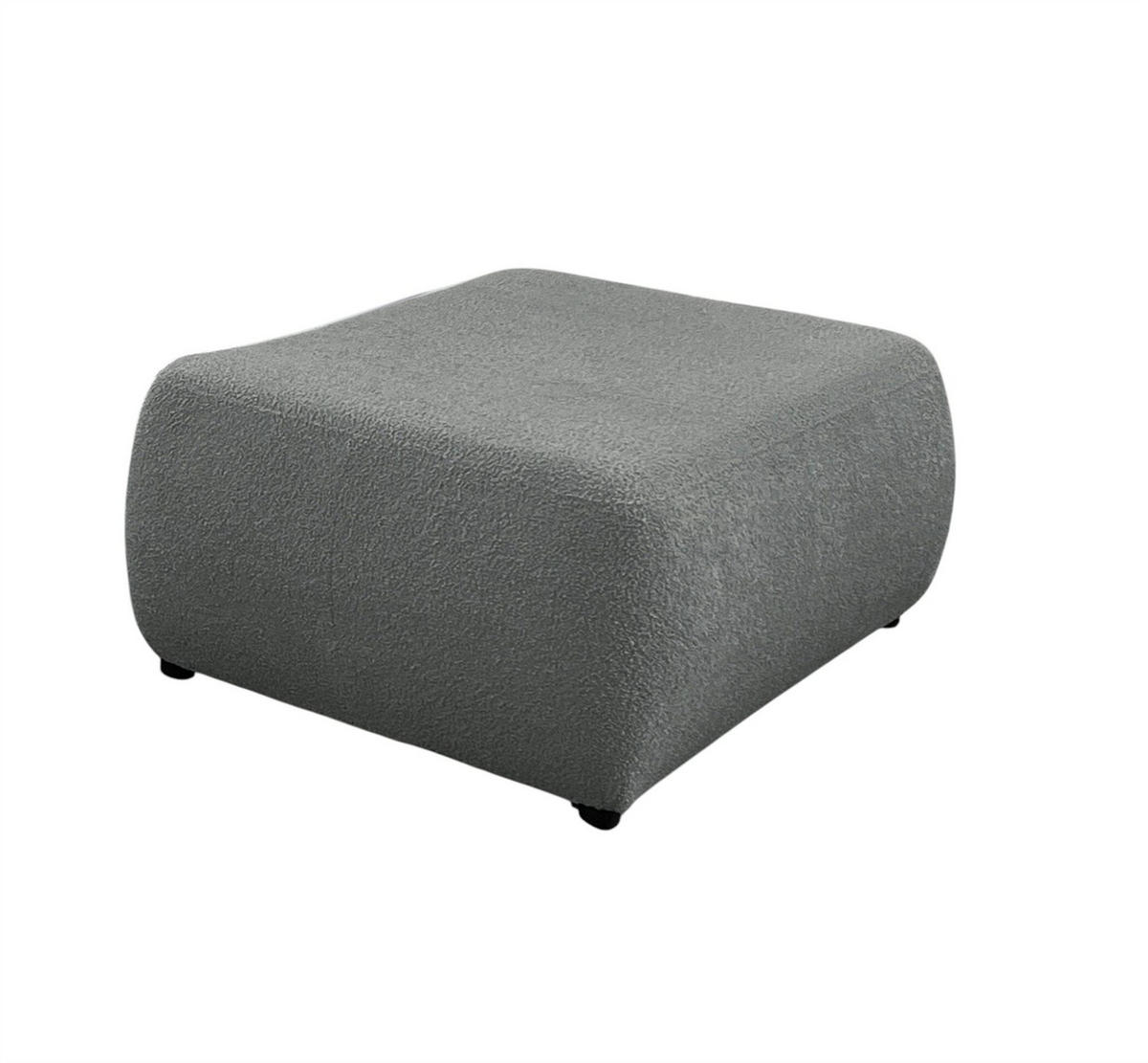 SCHLAFSOFA Anike Inkl. Polsterhocker - Dunkelgrau, Holzwerkstoff/Textil (240/78/110cm) - Fun Möbel