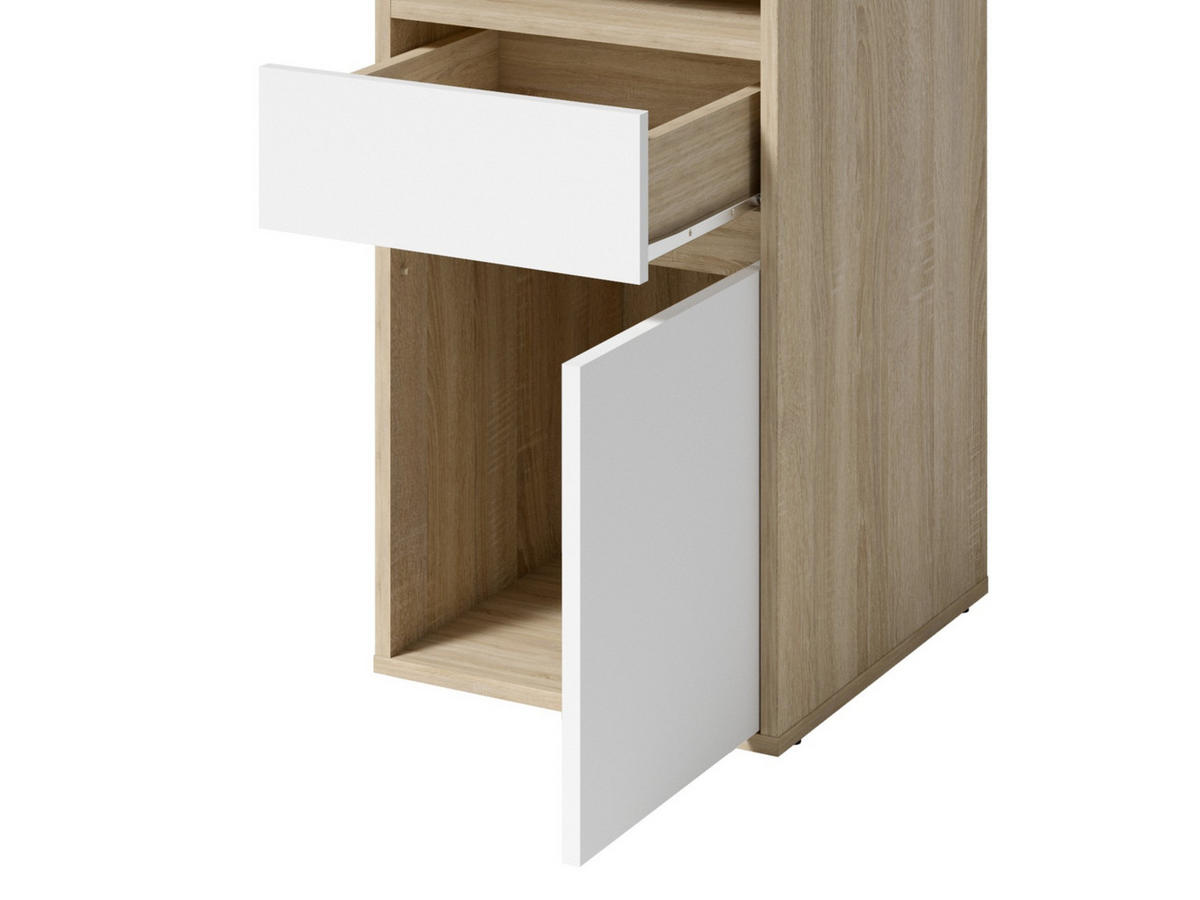 SCHREIBTISCH REGIS 120x53x75,5 cm Bürotisch Computertisch, Sonoma Eiche - Sonoma Eiche, Holzwerkstoff (53/120/75.5cm) - MASSENO