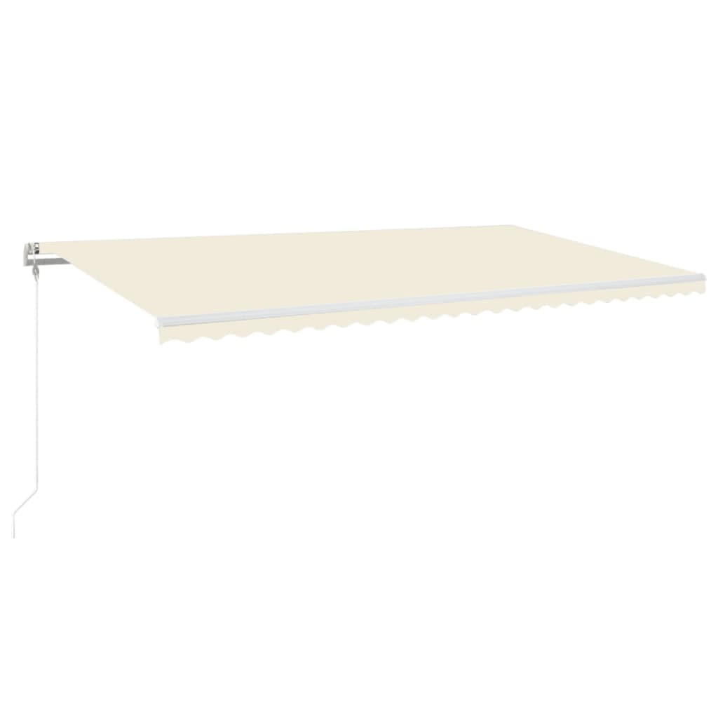 MARKISE Automatisch Einziehbar 600x350 cm Creme - Creme, Metall (600/350/350cm) - furnicato