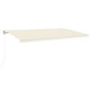 MARKISE Automatisch Einziehbar 600x350 cm Creme - Creme, Metall (600/350/350cm) - furnicato