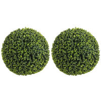 KUNSTPFLANZE DE-08627 2er-Set UV-beständig, Ø52 cm Grün - Grün, Kunststoff (52cm) - ComfortXL