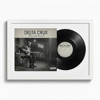 SCHALLPLATTEN RAHMEN 40/60 für Cover & Vinyl - Weiß, Holz (60/40cm) - K-Möbel