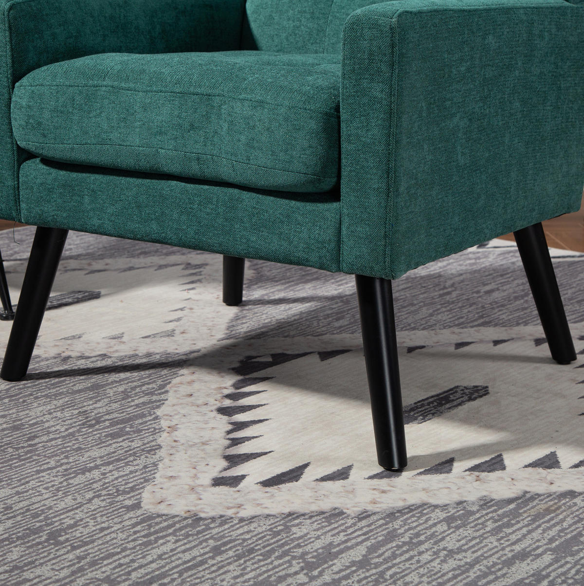 SESSEL 68/76/88 cm Retro Green aus Upholstered - Waldgrün, Textil (76/88/68cm) - OKMYHOME