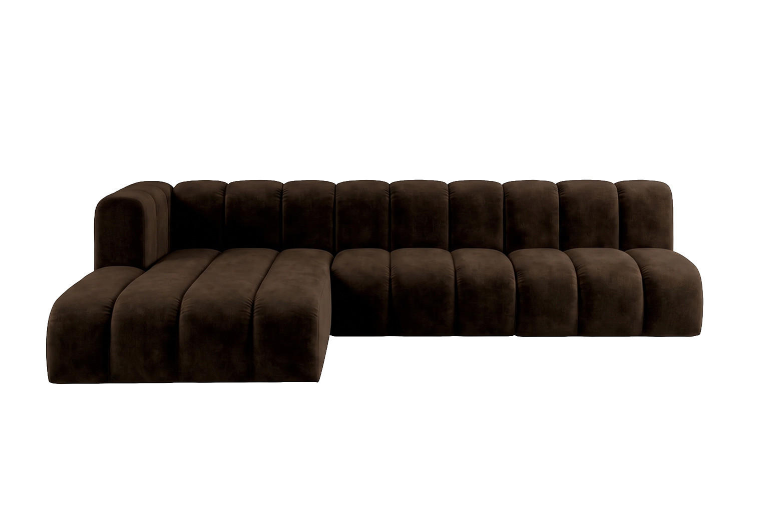 Kaiser Möbel Ecksofa Braun 295x179 cm