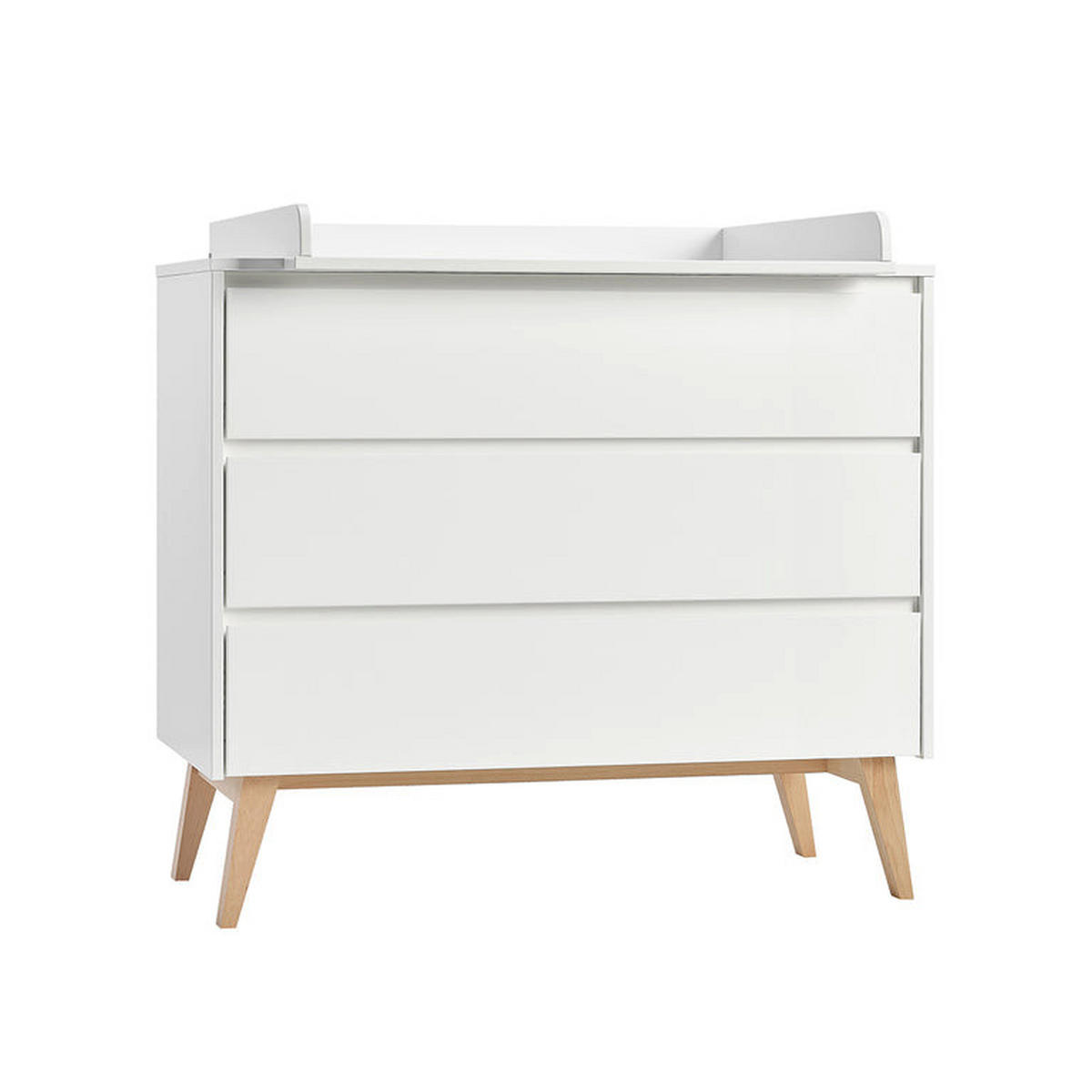 SOBA ZA BEBE 3-dijelni Bijelo i drvo - bijela, drvni materijal (124/89/66cm) - Petits-meubles