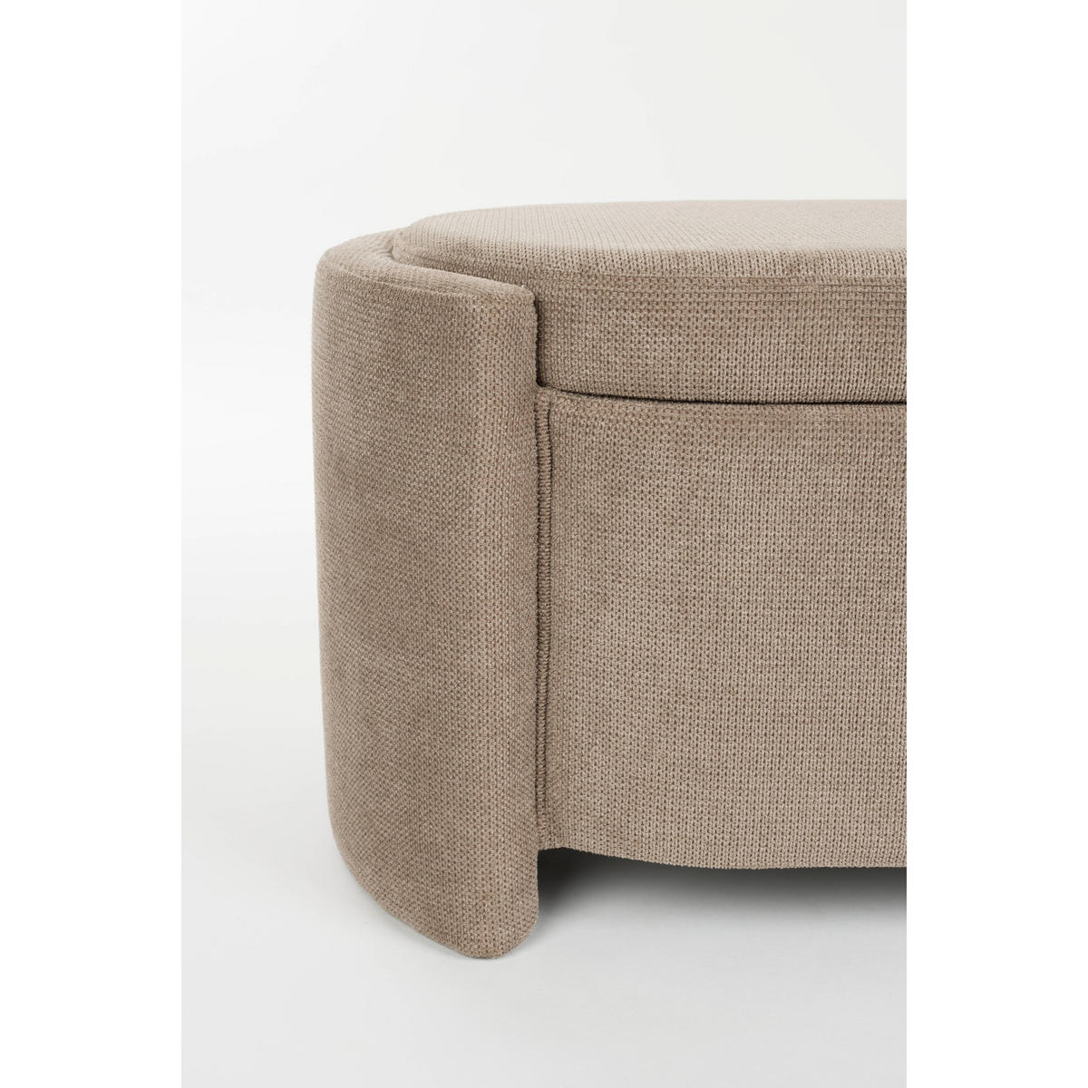 SITZBANK Miro mit Stauraum 108 cm - Grau, Textil (85/42/42cm) - Drawer
