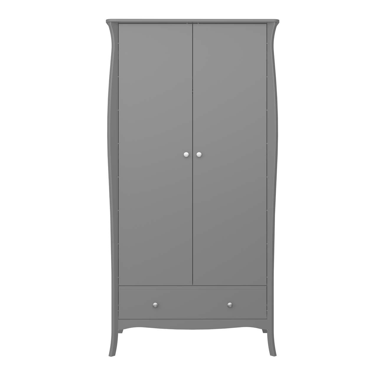 KLEIDERSCHRANK grau - Grau, Holzwerkstoff (99/192/50cm) - ebuy24