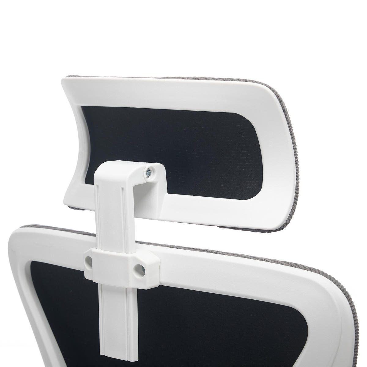 DREHSTUHL DE-41032 mit Netzrücken und verstellbarer Lendenstütze Grau - Grau, Metall (58/108/65cm) - ComfortXL