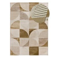 WEBTEPPICH Erdfarbe Melfi 160/230 cm - Hellbraun/Kupferfarben, Naturmaterialien/Textil (160/230cm) - Atticgo