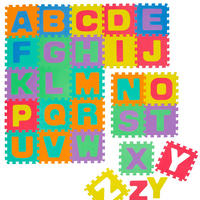 SPIELMATTE ab Null - 150 cm Puzzlematte Alphabet - Multicolor, Kunststoff (30/30cm) - Littletom