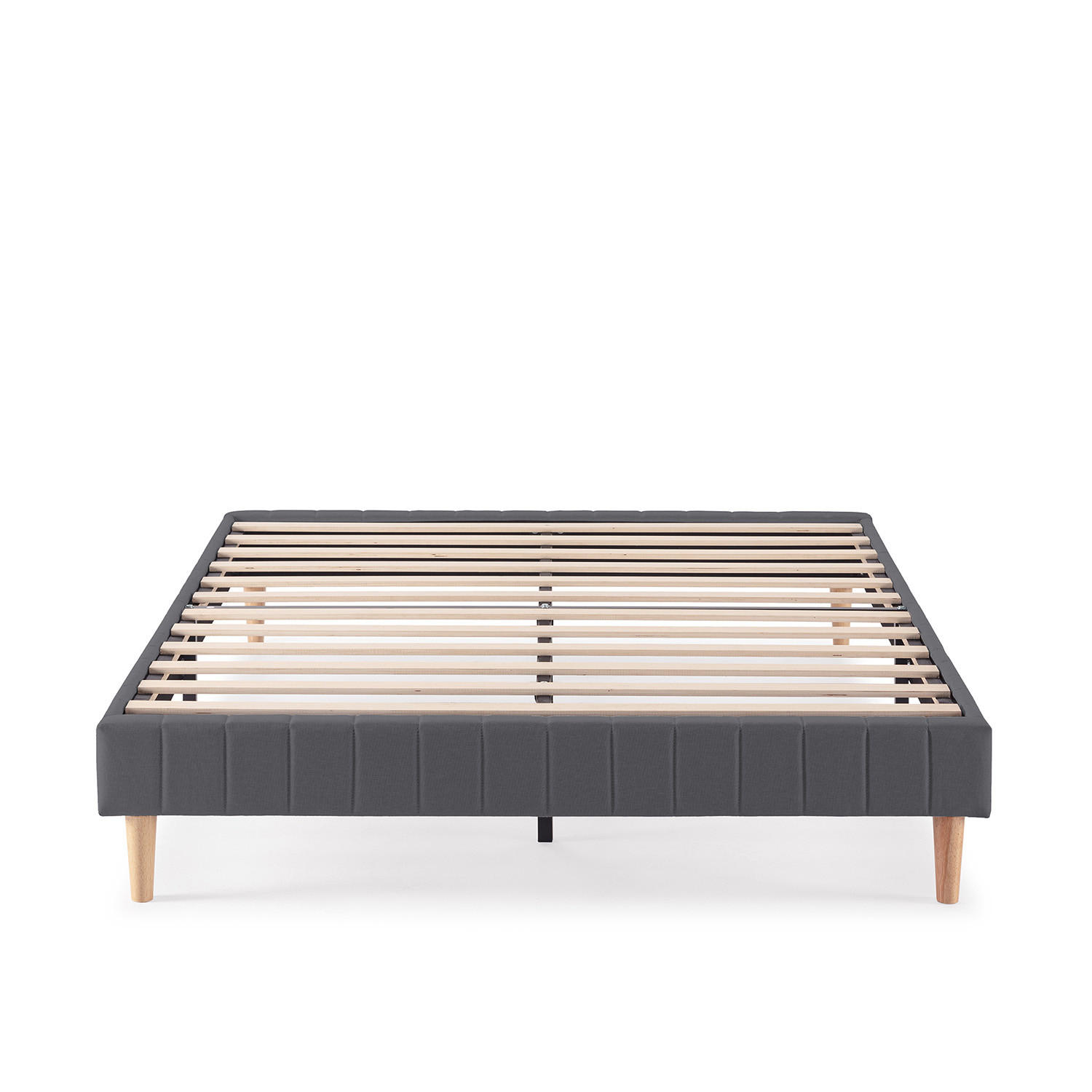 POLSTERBETT 150x190 cm Eris, Dunkelgrau - Dunkelgrau, Textil (192/152/30cm) - VS Venta-stock