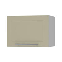 KÜCHENHÄNGESCHRANK Kvantum W4B/50 Vanille Matt / Grau Matt 50 / 32,5 / 36cm - Creme/Grau, Holz/Holzwerkstoff (50/36/32.5cm) - Feldmann-Wohnen