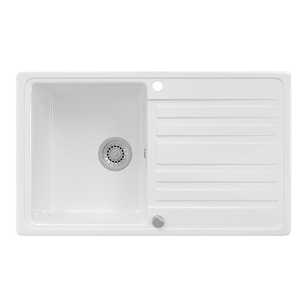 DISKB&Auml;NK Valencia Vit 76.5 x 46 cm med torkplats 19/76.5/46 cm