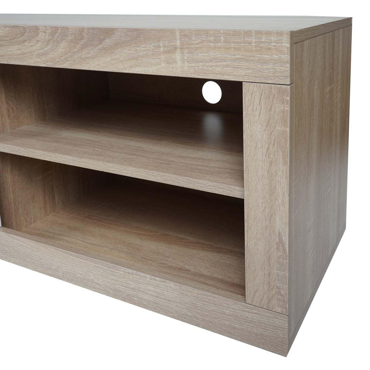 TV-RACK Eiche Dekor - Eichefarben, Holz (140/43/41cm) - MCW