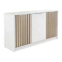 KOMMODE Bali Lux 3D - Eichefarben/Weiß, Holzwerkstoff (138/82/41cm) - MIRJAN24