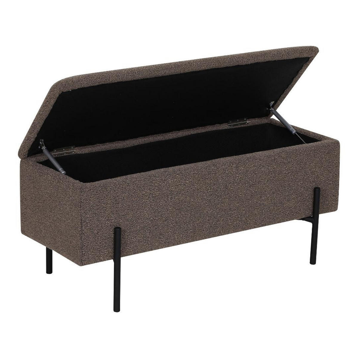 SITZBANK, Embla, Braun, Polyester, 37 x 95 x 43 cm - Braun, Textil (37/43/95cm) - ebuy24