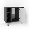 WASCHBECKENUNTERSCHRANK Fynn Anthrazit 60 x 54 cm - Anthrazit, Holzwerkstoff (60/54/32cm) - Vicco