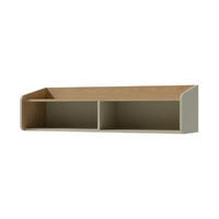 WANDREGAL – 125 cm – ALESSIO System – Grau - Grau, Holzwerkstoff (125/32.5/32.5cm) - hi-markt