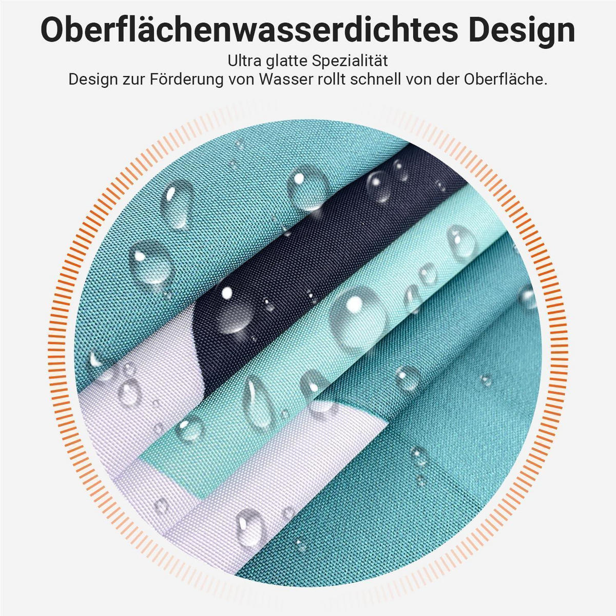 DUSCHVORHANG Punkte 180 x 200 cm Wasserabweisend Antischimmel Waschbar Polyester - Multicolor, Textil (180/200cm)