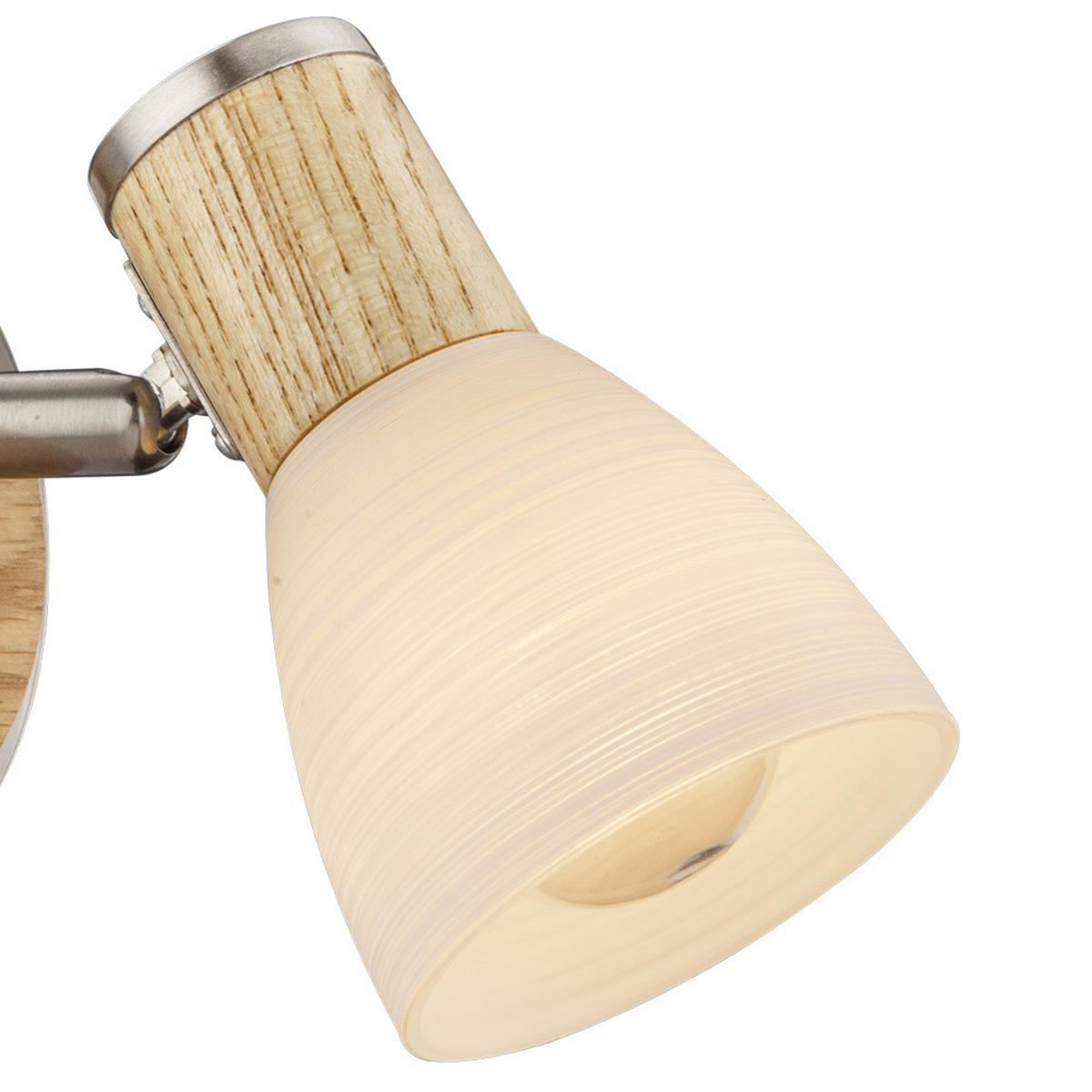 LED WANDLEUCHTE GYLFI Braun Holz - Braun, Holz (8/11/13cm)