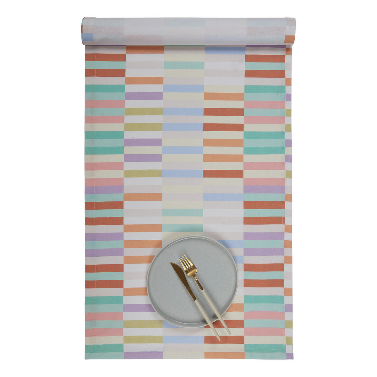 TISCHLÄUFER Supernatural - 100% Baumwolle Bunt 50x160 cm - Multicolor, Textil (160/50cm) - Butlers