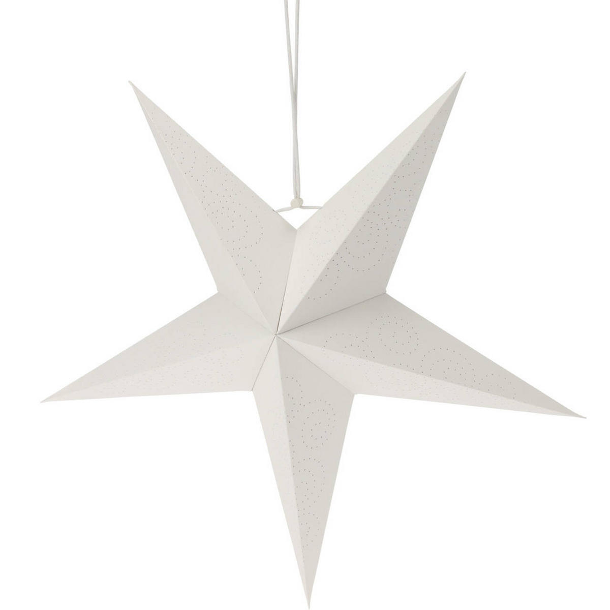 FENSTERSCHMUCK Papierstern 45 cm - Weiß, Papier (14/45/45cm) - Home Styling Collection