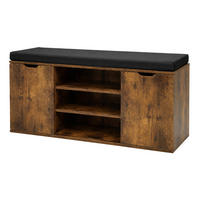 SCHUHSCHRANK mit Sitzfläche Porta 103/30/46 cm - Braun, Holzwerkstoff (30/46/103cm) - BOXIMO
