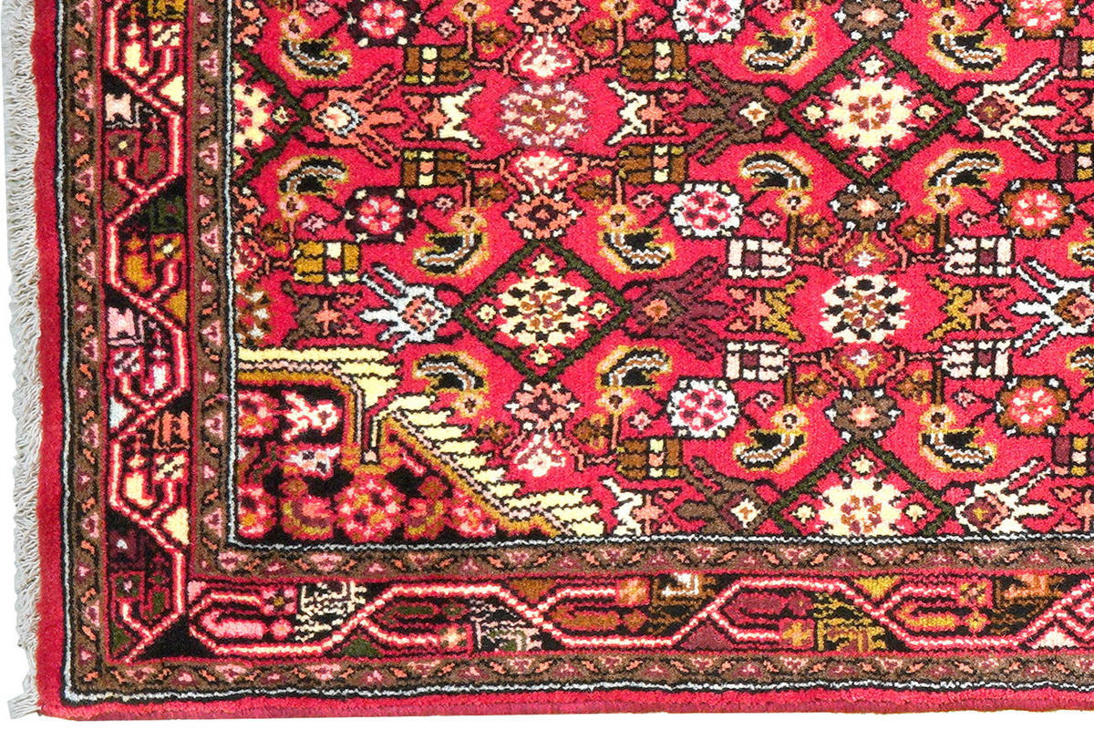 TEPPICH Assadabad Rot 211/79 cm Schurwolle - Rot, Textil (79/211cm) - Looma