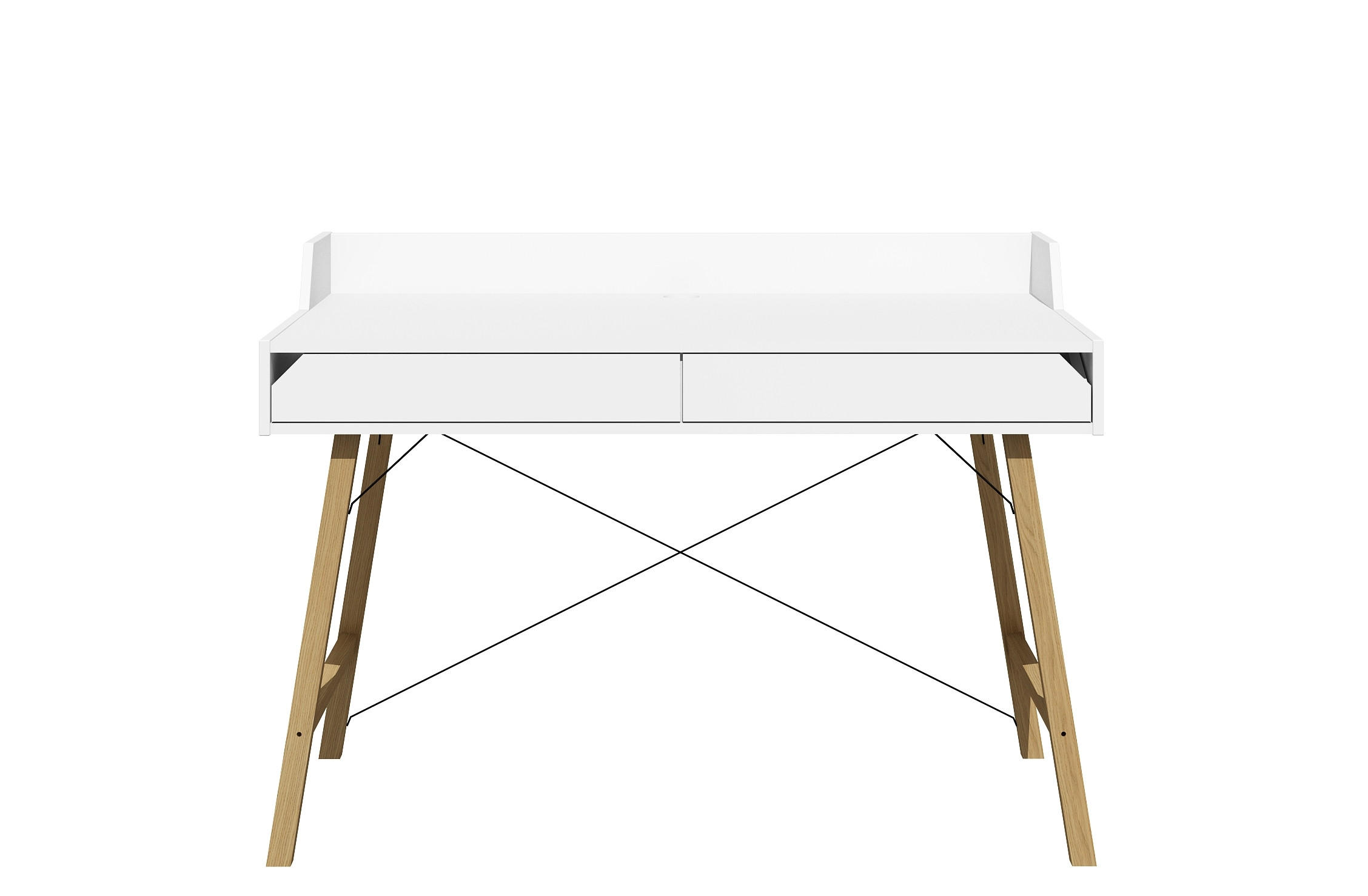 KINDERSCHREIBTISCH Lotta - Weiß, Holzwerkstoff (120/76/60cm) - RAUMHIRSCH FURNITURE