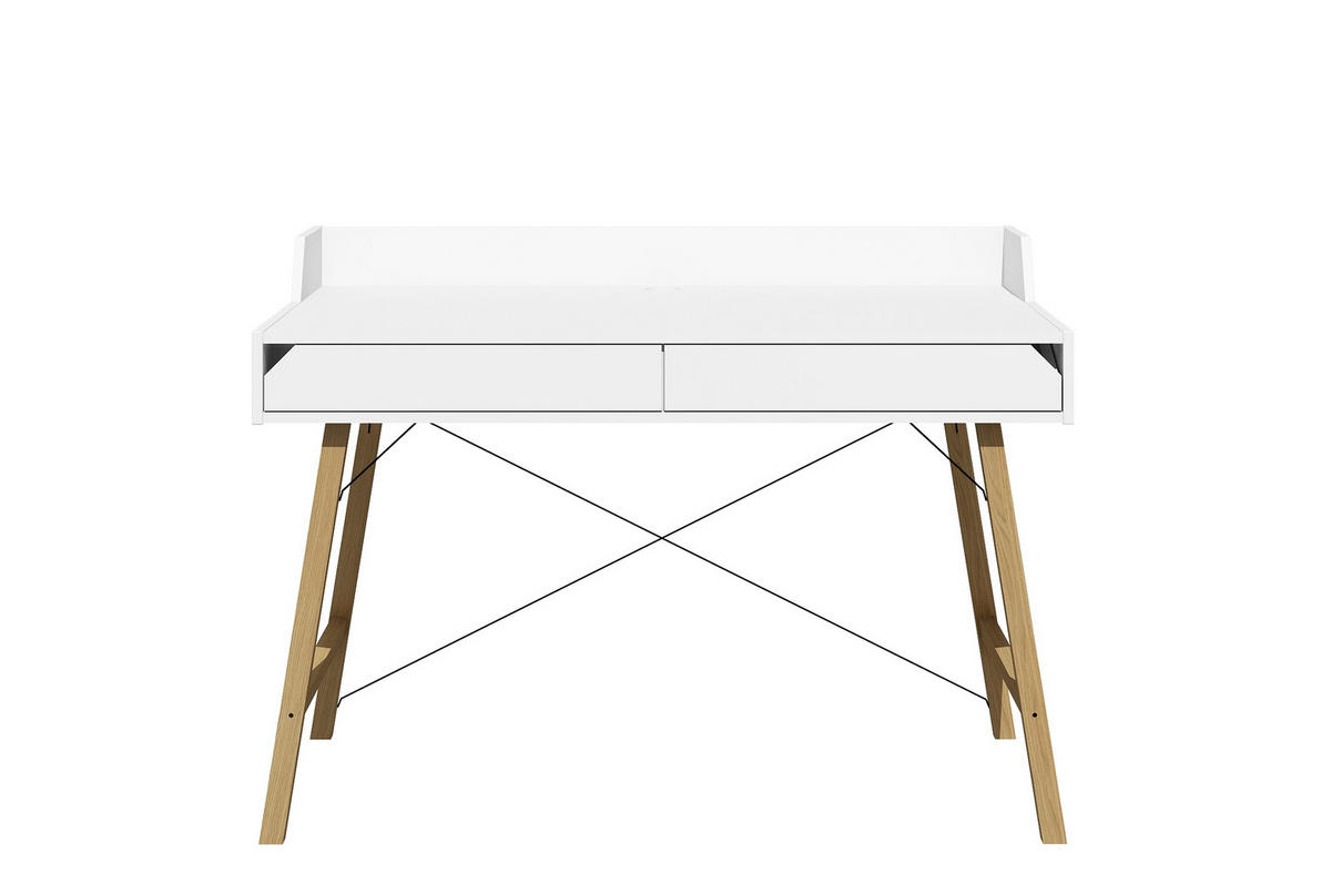 KINDERSCHREIBTISCH Lotta - Weiß, Holzwerkstoff (120/76/60cm) - RAUMHIRSCH FURNITURE