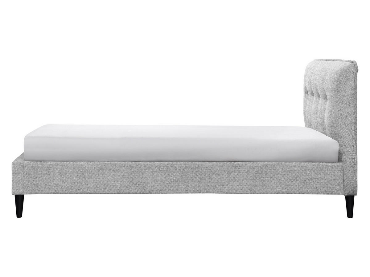 POLSTRBETT Abril 914Y - Schwarz/Grau, Holzwerkstoff/Kunststoff (90/200cm) - MIRJAN24