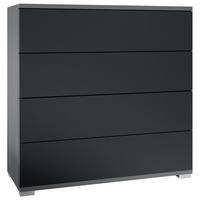 KOMMODE Pavos Schwarz matt - Schwarz, Holzwerkstoff (76/76/35cm) - Vladon