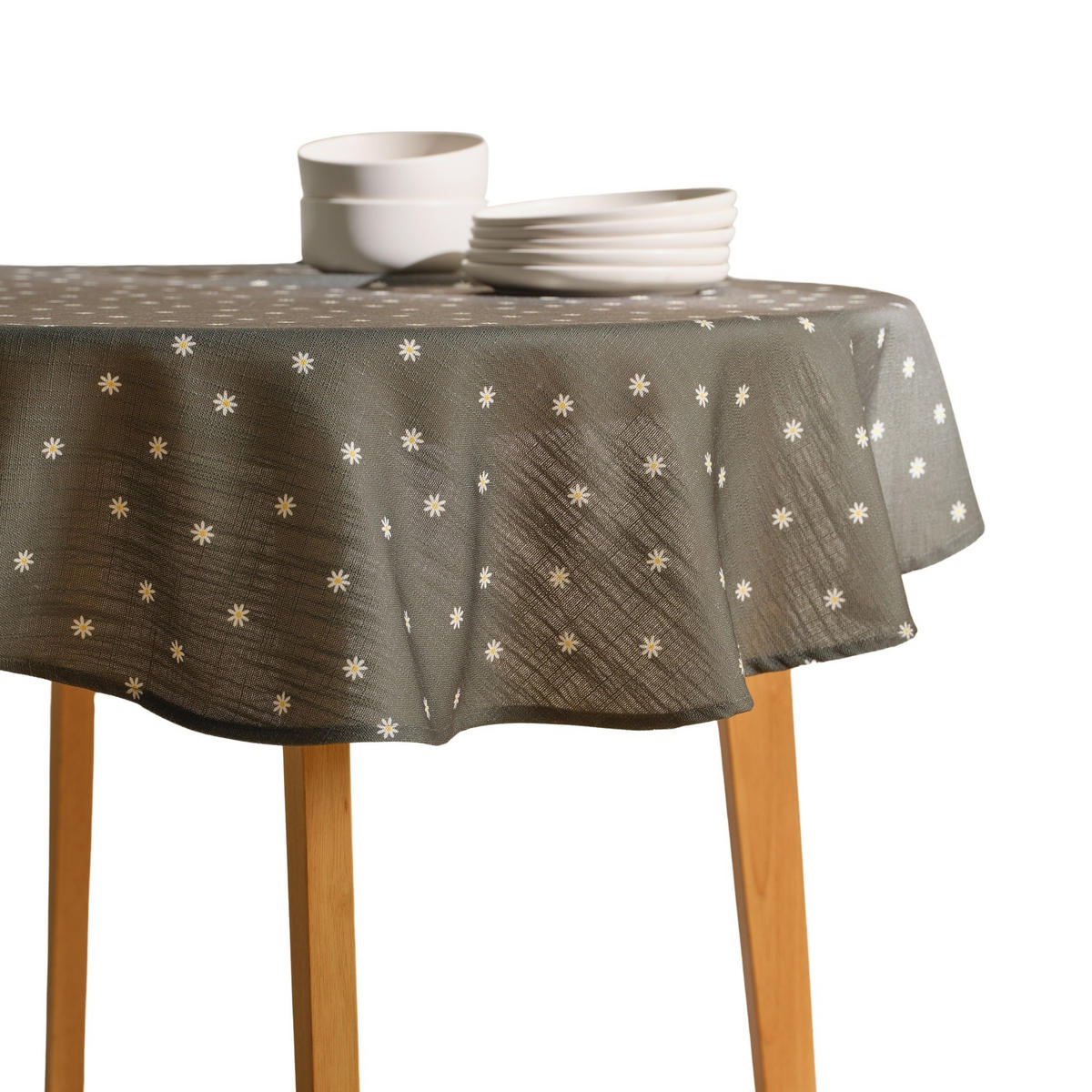 TISCHDECKE Dilo - Grün, Textil (120cm) - home&you