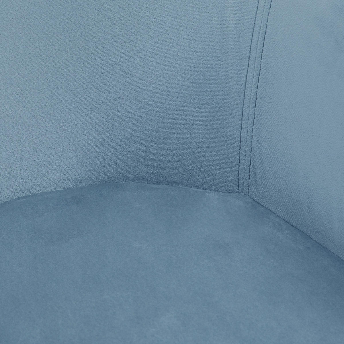 ESSZIMMERSTÜHLE 2er-Set DE-13333 Veloursbezug & Holzfüße Blau - Blau, Holz (57/80/54cm) - ComfortXL