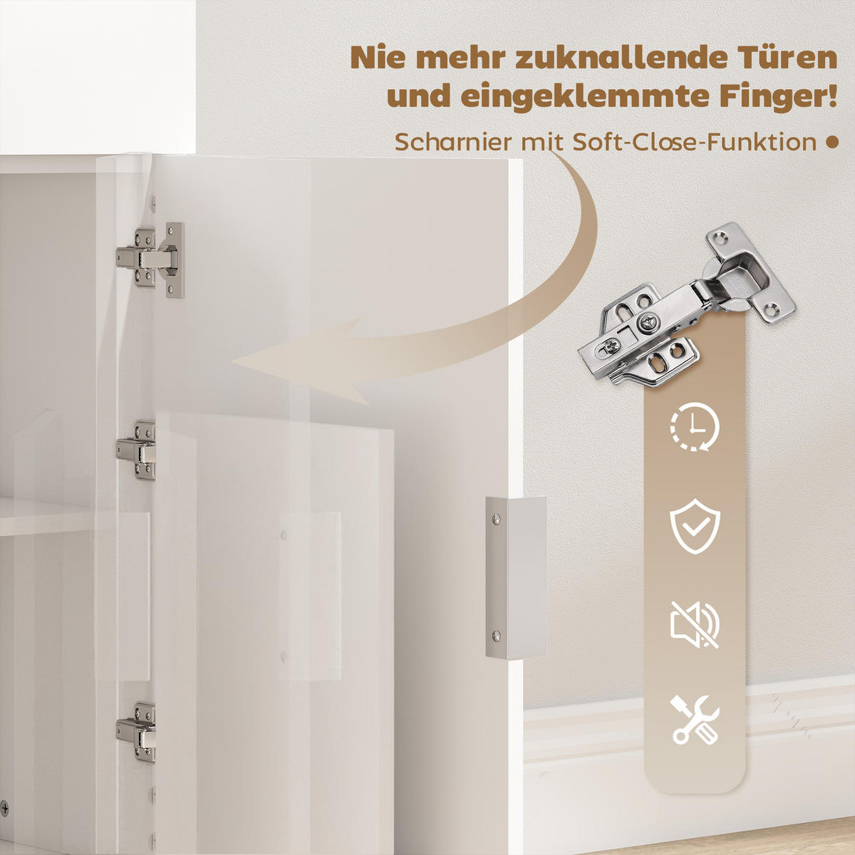 SCHREIBTISCH aus Spanplatte 80/30/128 cm Weiß - Weiß, Holzwerkstoff (80/30/128cm) - HOMCOM