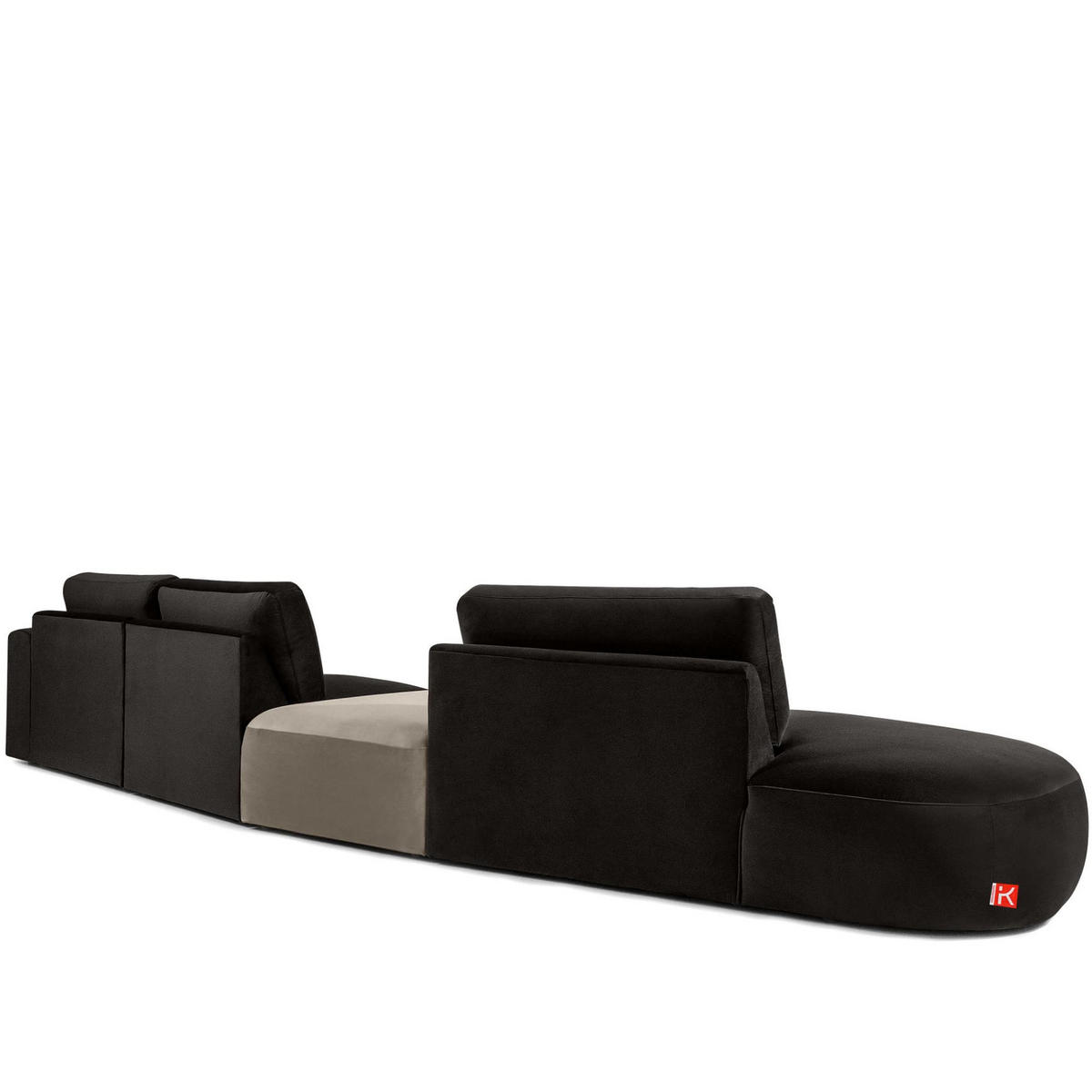 5-SITZER ECKSOFA ZUCCO Velour links, Braun - Braun, Textil (430/84/105cm) - KONSIMO®