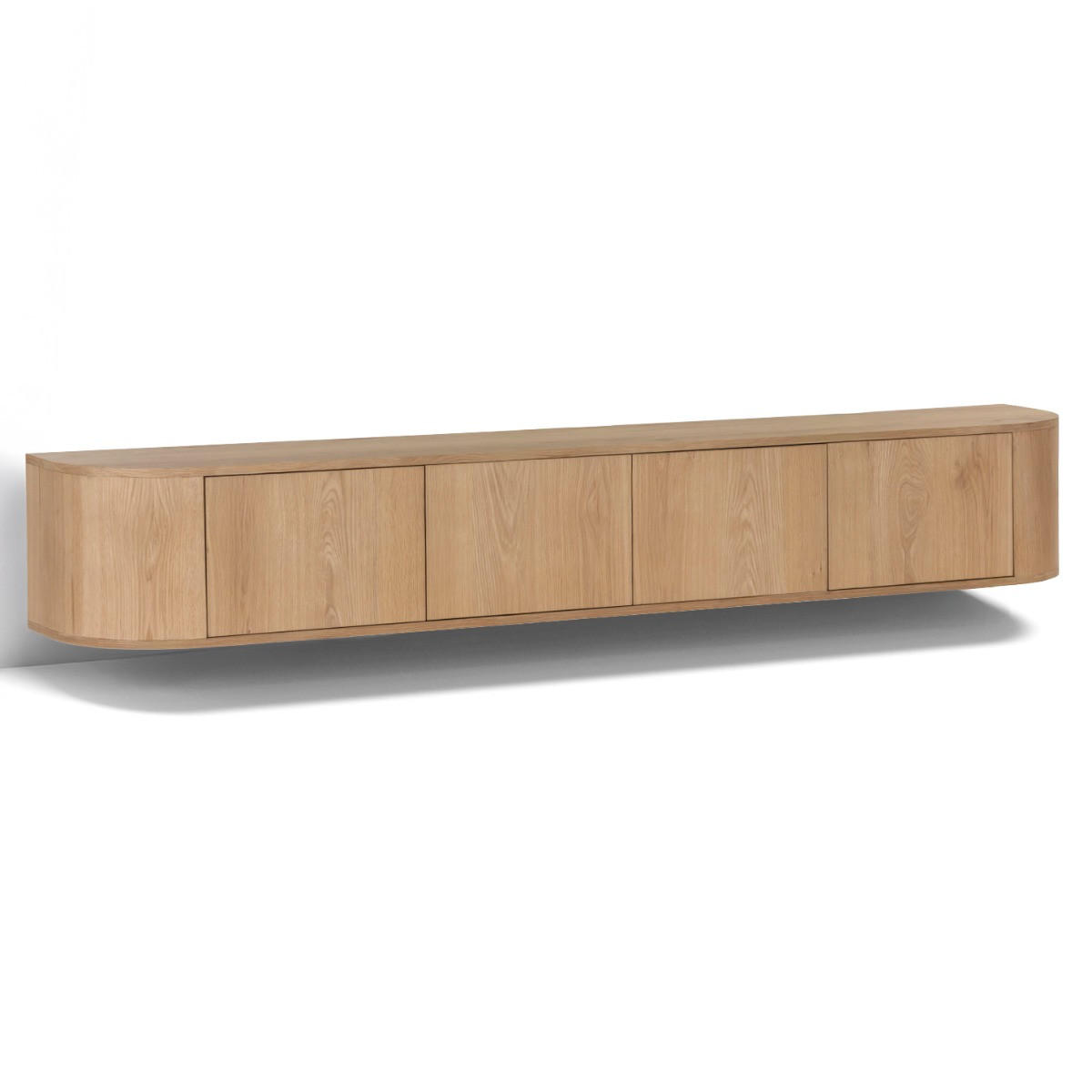 TV-MÖBEL Novero Braun 35/220/33 cm - Braun, Holz (220/33/35cm) - Livingfurn